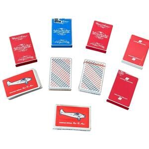 VTG American United Airlines Aviation Playing Cards Ford Some Sealed READ NOTE